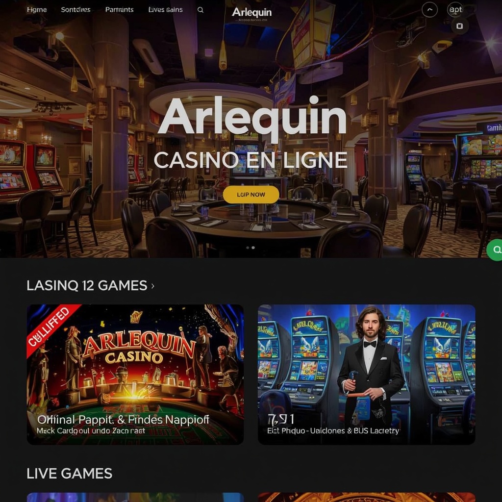 Arlequin casino en ligne - avis complet, jeux, bonus et sécurité